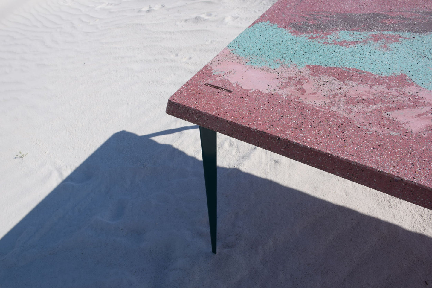 Concrete dining table for 8, 210 x 100 cm | No. 0005